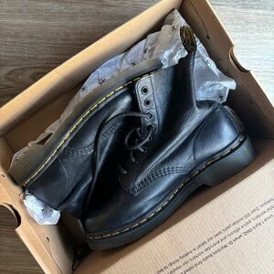 Dr. Martens Black Leather Boots